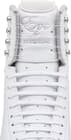 Jackson Ultima Evo Fusion FS2020 Women’s and Girls’ Figure Skates 20 Close-up of the Jackson Evo FS2020 covered tongue with Evo by Jackson embossing and soft top-line