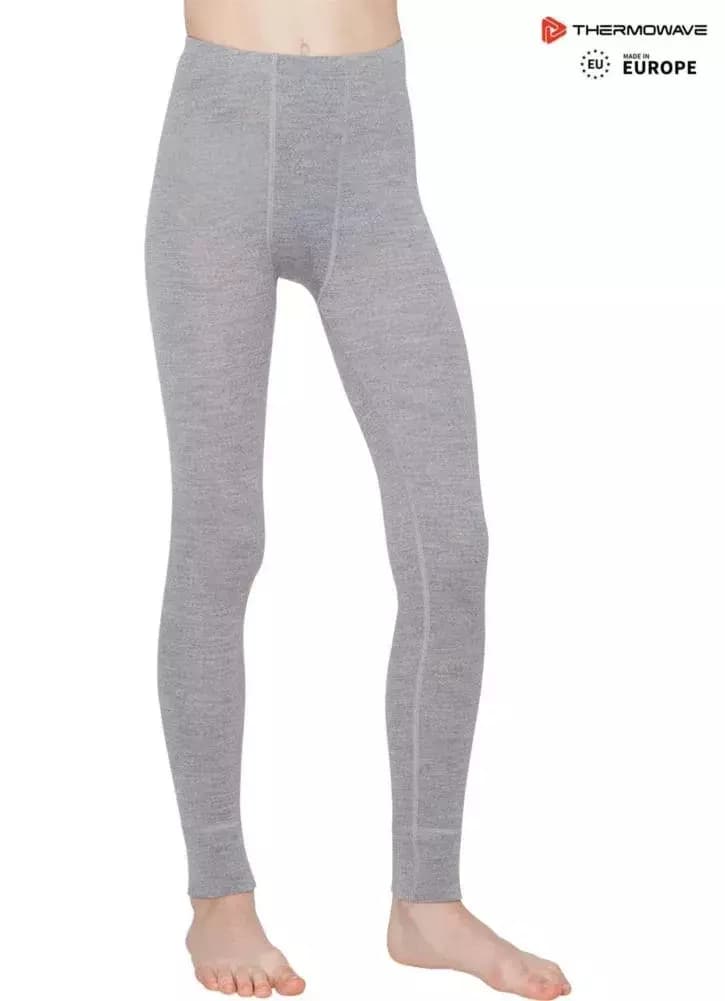THERMOWAVE – MERINO WARM / Junior Merino Wool Pants / SILVER MELANGE 41 THERMOWAVE – MERINO WARM / Junior Merino Wool Pants / SILVER MELANGE 41
