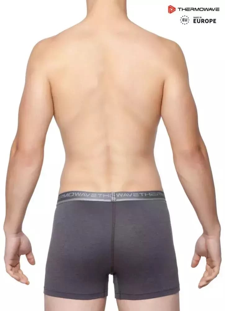THERMOWAVE – MERINO LIFE / Mens Merino Wool Boxer Briefs / SHARK 62