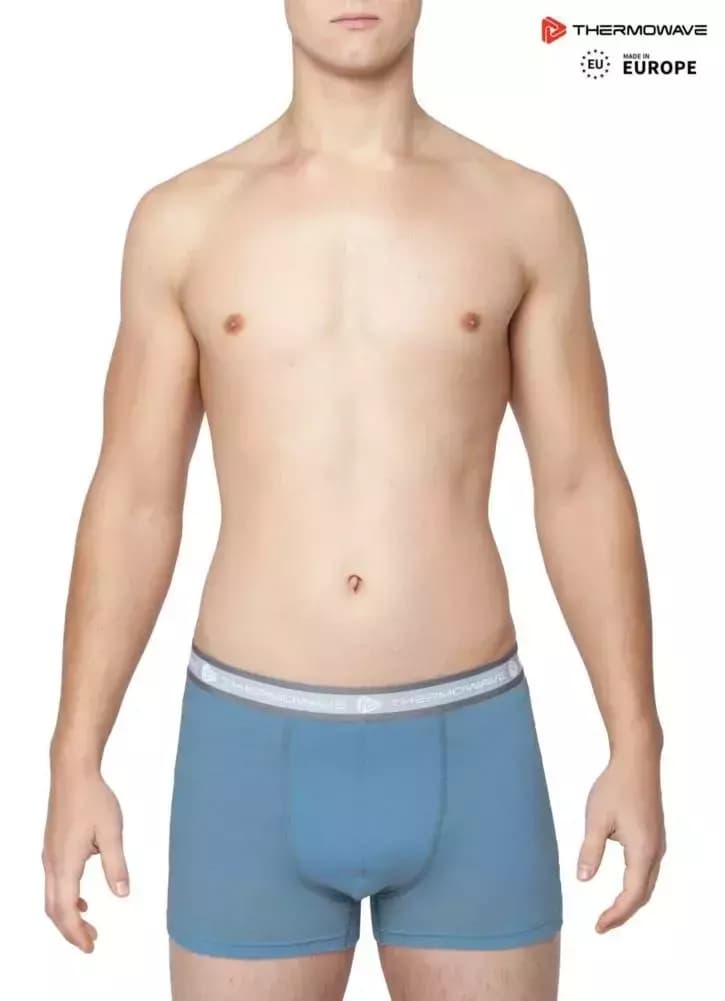 THERMOWAVE – MERINO LIFE / Mens Merino Wool Boxer Briefs / BLUESTONE 41