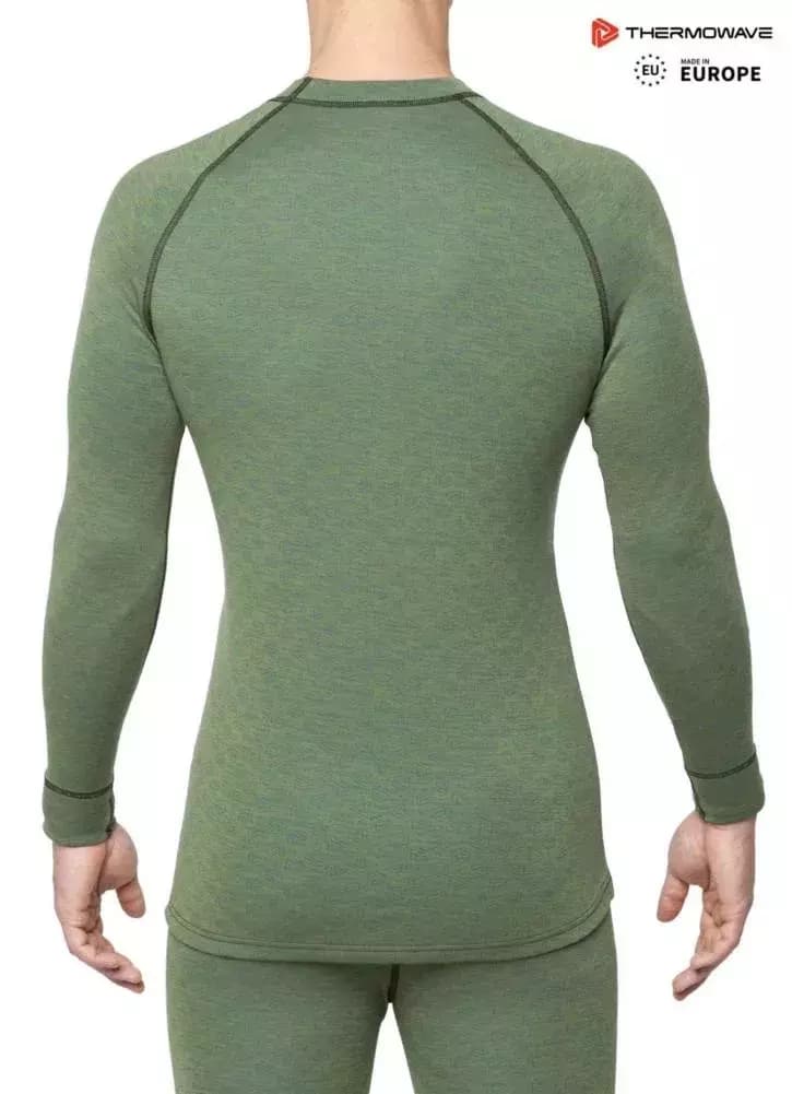 THERMOWAVE – MERINO XTREME / Mens Merino Wool Thermal Shirt / CAPULET OLIVE 62 THERMOWAVE – MERINO XTREME / Mens Merino Wool Thermal Shirt / CAPULET OLIVE 62