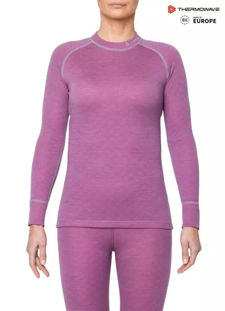 THERMOWAVE – MERINO XTREME / Womens Merino Wool Thermal Shirt / GRAPEADE 61