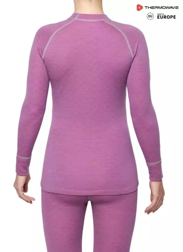 THERMOWAVE – MERINO XTREME / Womens Merino Wool Thermal Shirt / GRAPEADE 62
