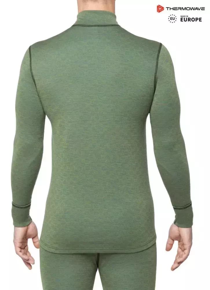 THERMOWAVE – MERINO XTREME / Mens Merino Wool Shirt / CAPULET OLIVE+ZIP 62 THERMOWAVE – MERINO XTREME / Mens Merino Wool Shirt / CAPULET OLIVE+ZIP 62