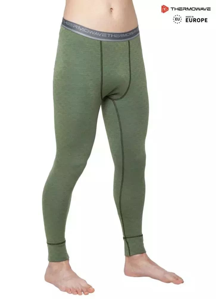 THERMOWAVE – MERINO XTREME / Mens Merino Wool Thermal Pants / CAPULET OLIVE 61