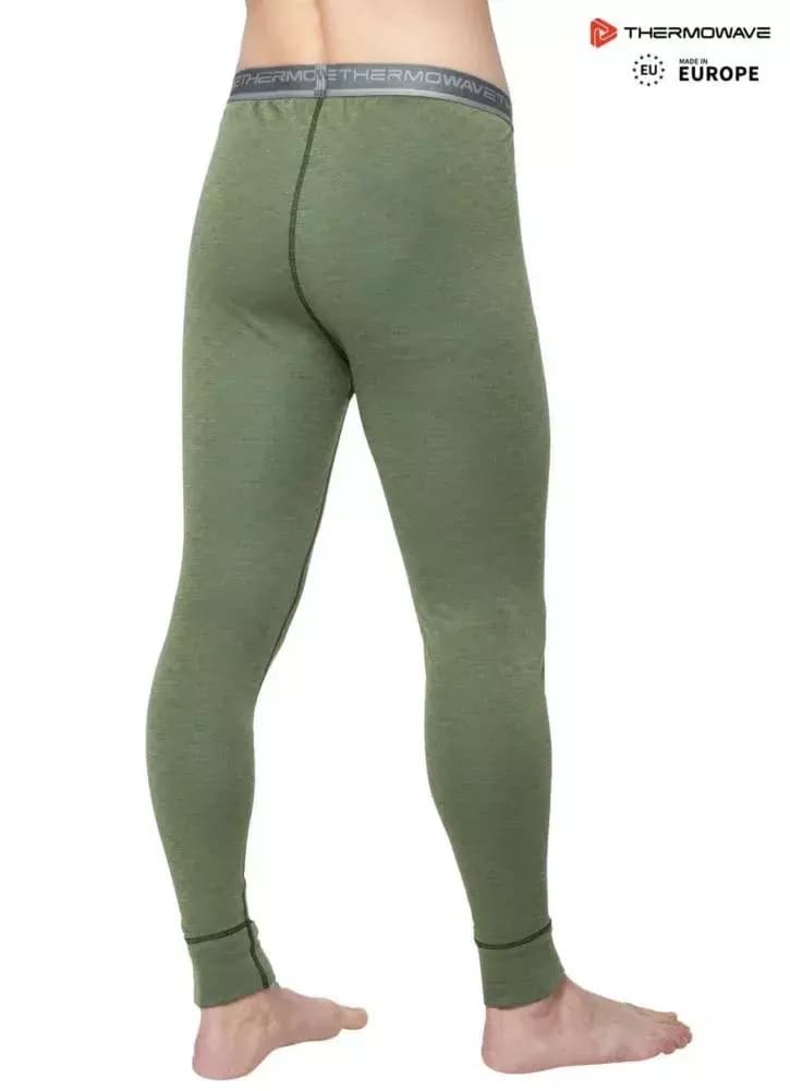 THERMOWAVE – MERINO XTREME / Mens Merino Wool Thermal Pants / CAPULET OLIVE 62