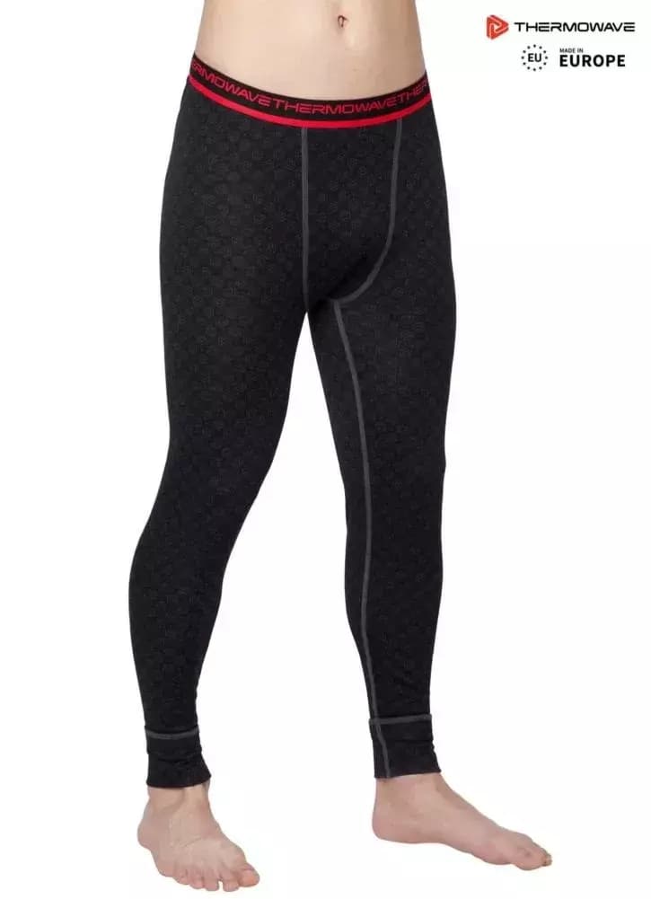 THERMOWAVE – MERINO XTREME / Mens Merino Wool Thermal Pants / BLACK 61