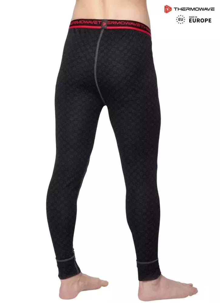 THERMOWAVE – MERINO XTREME / Mens Merino Wool Thermal Pants / BLACK 62