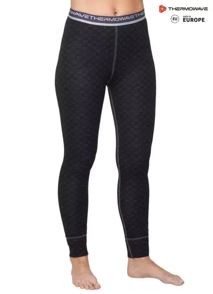 THERMOWAVE – MERINO XTREME / Womens Merino Wool Thermal Pants / BLACK 61