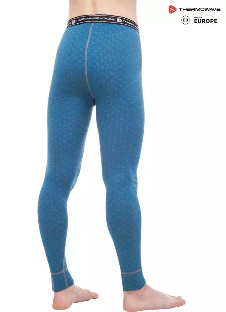 THERMOWAVE – MERINO XTREME / Mens Merino Wool Thermal Pants / DARK SEA 62