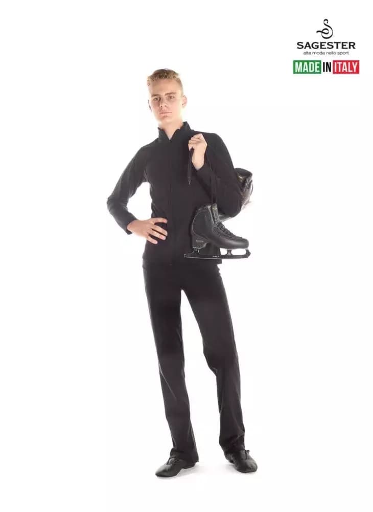 SAGESTER Men’s Ice Skating Pants, #440, Hand-made in Italy (Pants only)