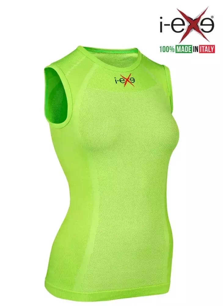 I-EXE Made in Italy – Multizone Compression Sleeveless Women’s Shirt Tank-Top – Color: Green I-EXE Made in Italy – Multizone Compression Sleeveless Women’s Shirt Tank-Top – Color: Green