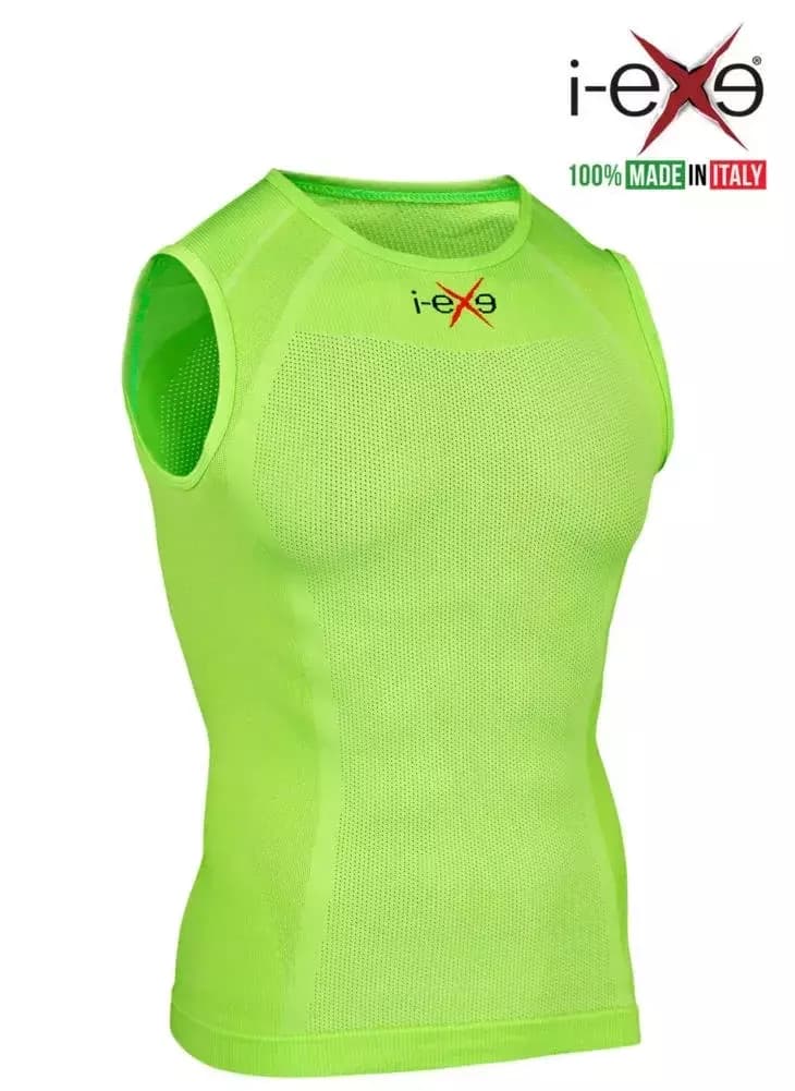 I-EXE Made in Italy – Multizone Compression Sleeveless Men’s Shirt Tank-Top – Color: Green 41 I-EXE Made in Italy – Multizone Compression Sleeveless Men’s Shirt Tank-Top – Color: Green 41