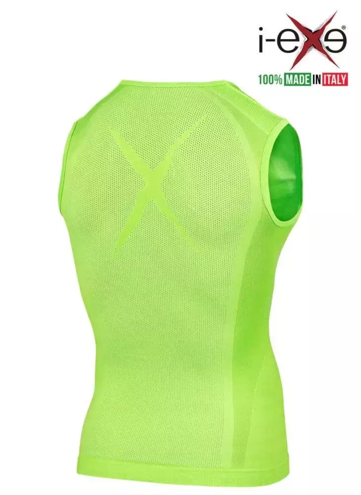 I-EXE Made in Italy – Multizone Compression Sleeveless Men’s Shirt Tank-Top – Color: Green 42 I-EXE Made in Italy – Multizone Compression Sleeveless Men’s Shirt Tank-Top – Color: Green 42