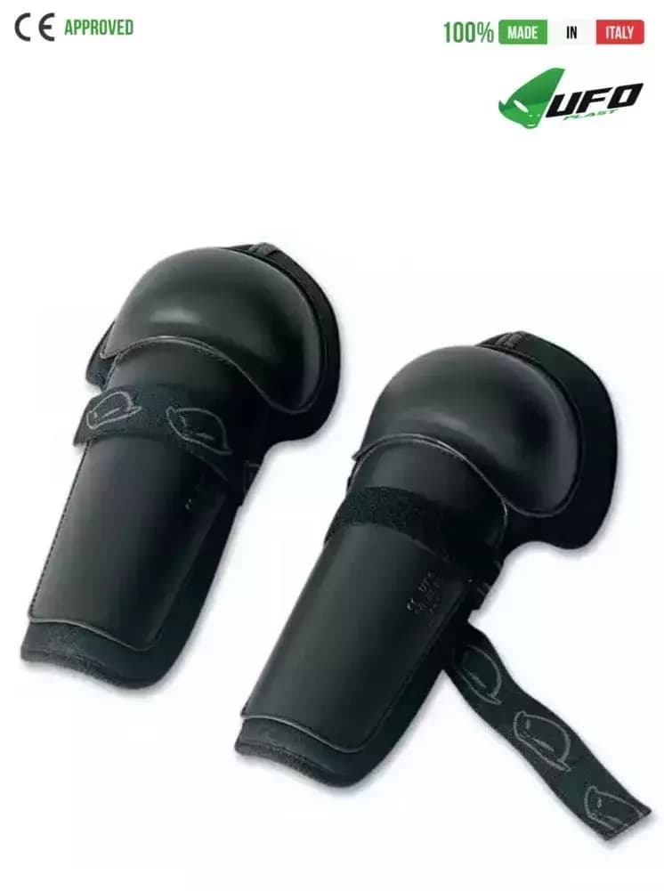 UFO PLAST Made in Italy GI02020 Knee-Shin Guards, Padded Knee Protector with One Strap, For: Skateboard, Ski, Skating