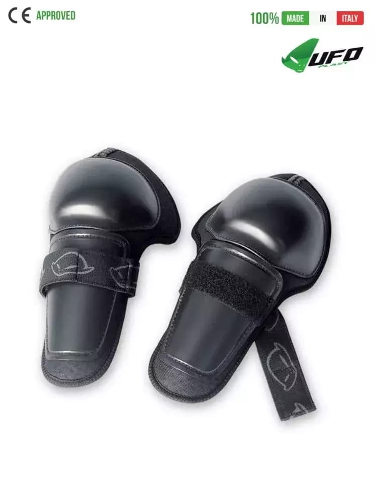 UFO PLAST Made in Italy – Knee Shin Guards for Kids, Knee Protection Pads, One Size fits all