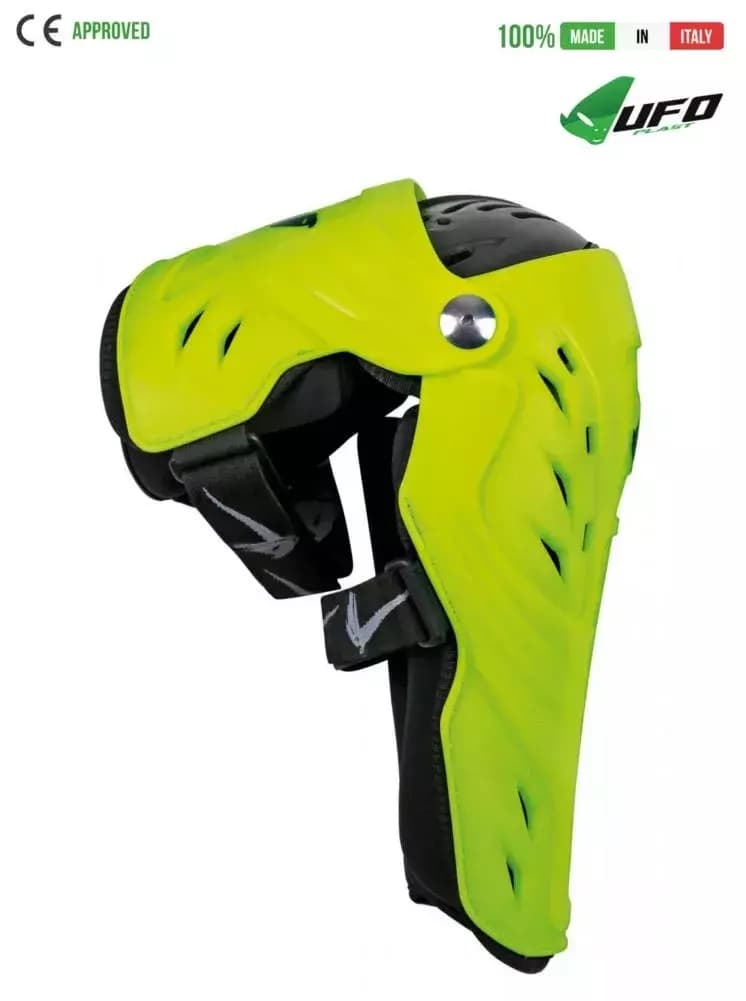 UFO PLAST Made in Italy – Syncron Knee Shin Guards Pads Protector, One-Size fits all 67