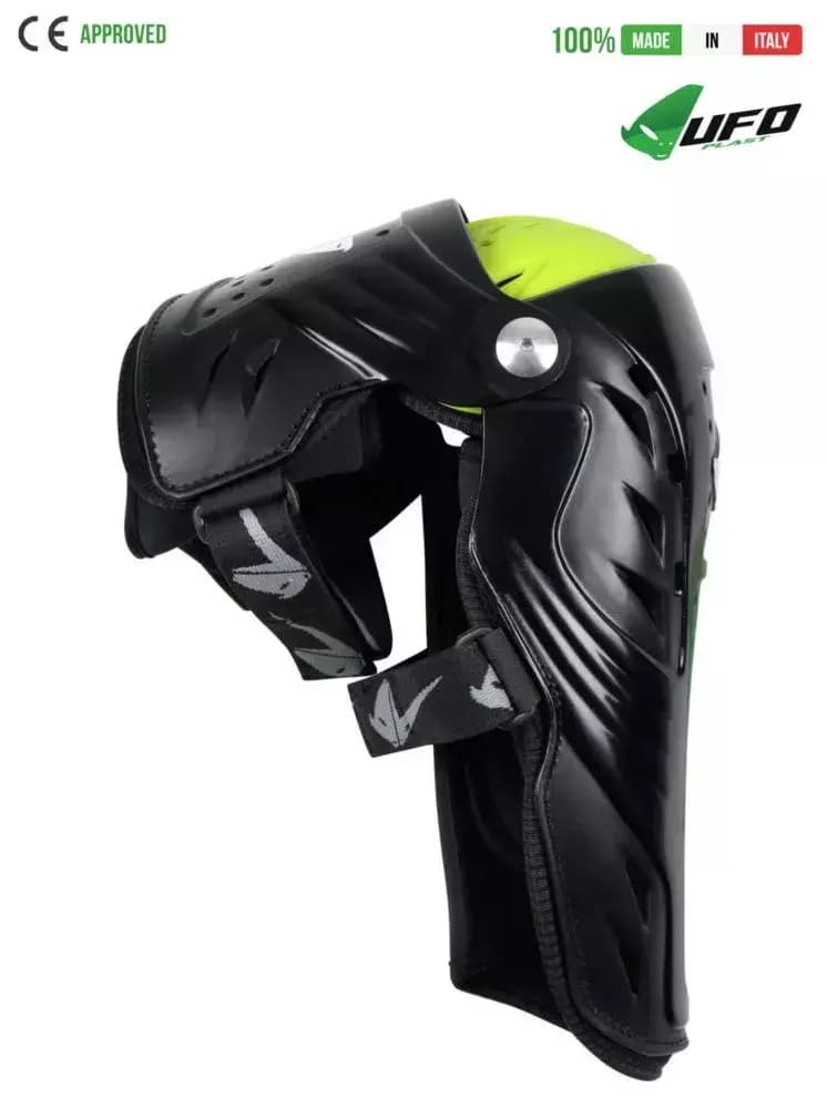 UFO PLAST Made in Italy – Syncron Knee Shin Guards Pads Protector, One-Size fits all 66