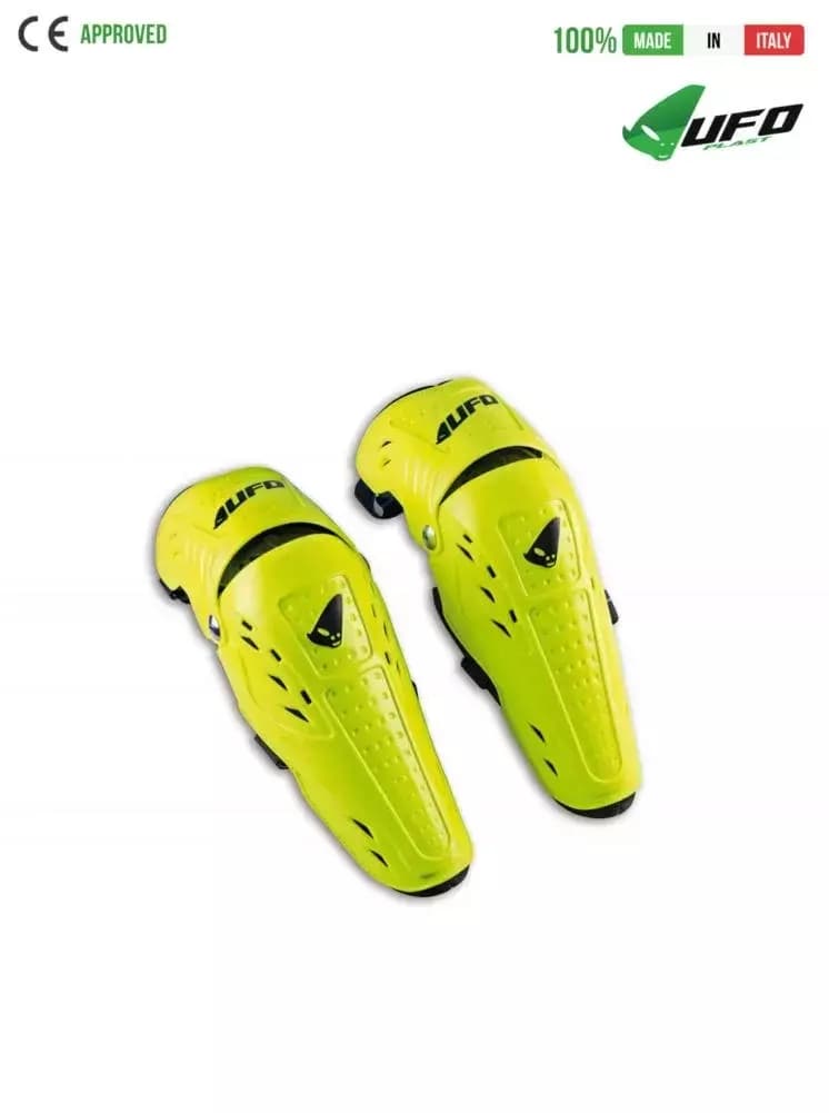 UFO PLAST Made in Italy – Syncron Knee Shin Guards Pads Protector, One-Size fits all 63