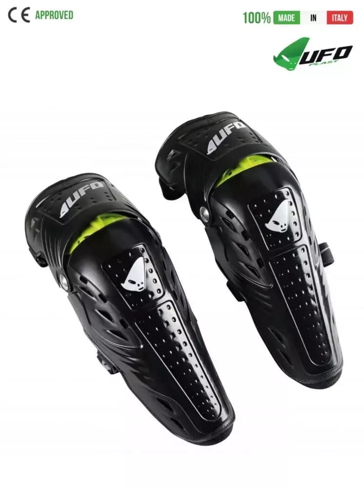 UFO PLAST Made in Italy – Syncron Knee Shin Guards Pads Protector, One-Size fits all 61