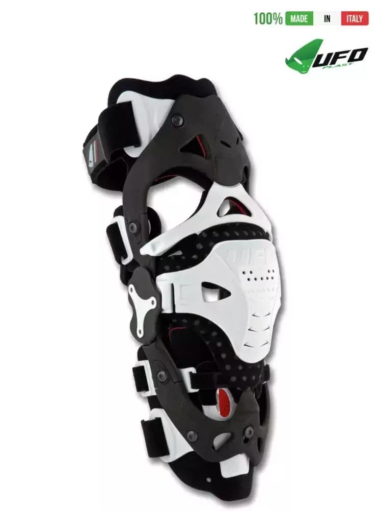 UFO PLAST Made in Italy – Morpho Fit Knee Brace Left Side, Full Knee Protection Guards Kit, White 17