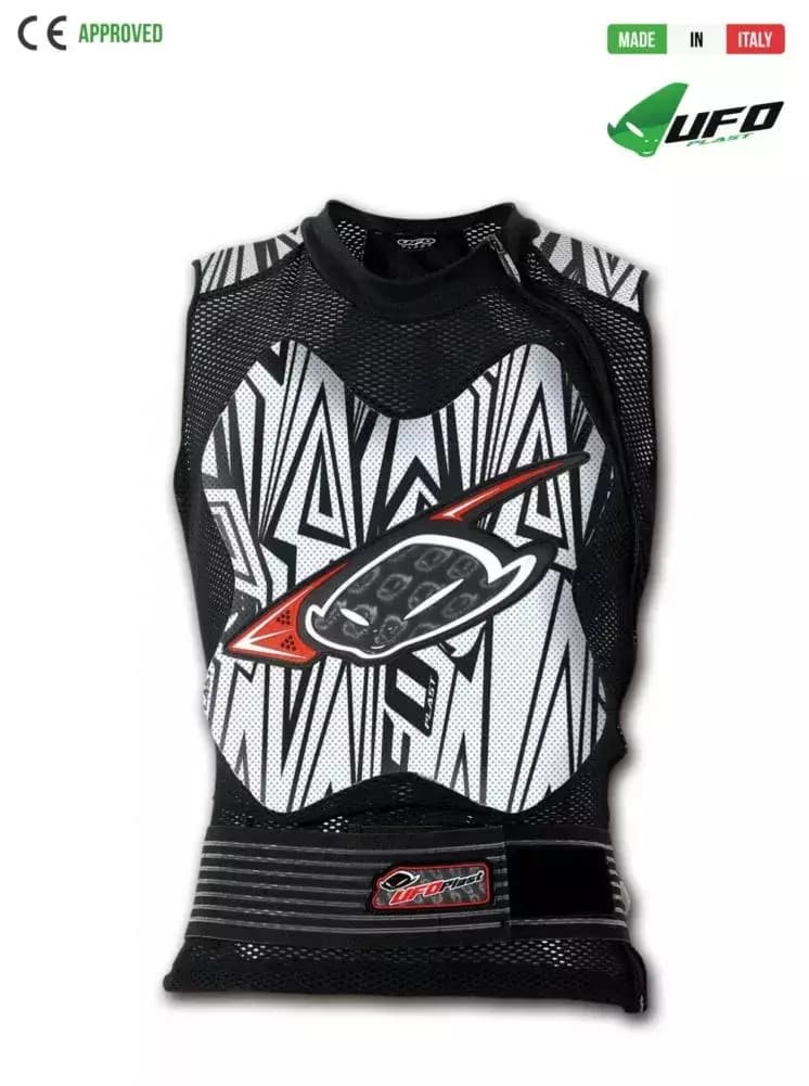 UFO PLAST Made in Italy – EVO Ultralight – Safety Jacket Extreme Sports Body Protector without Sleeves 37