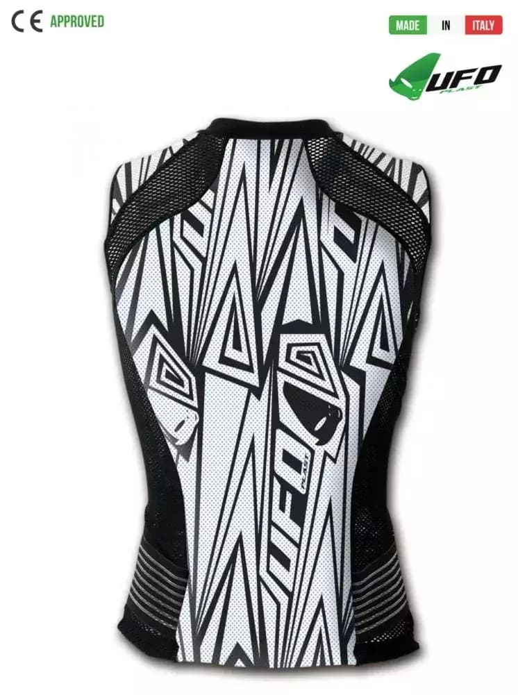 UFO PLAST Made in Italy – EVO Ultralight – Safety Jacket Extreme Sports Body Protector without Sleeves 38