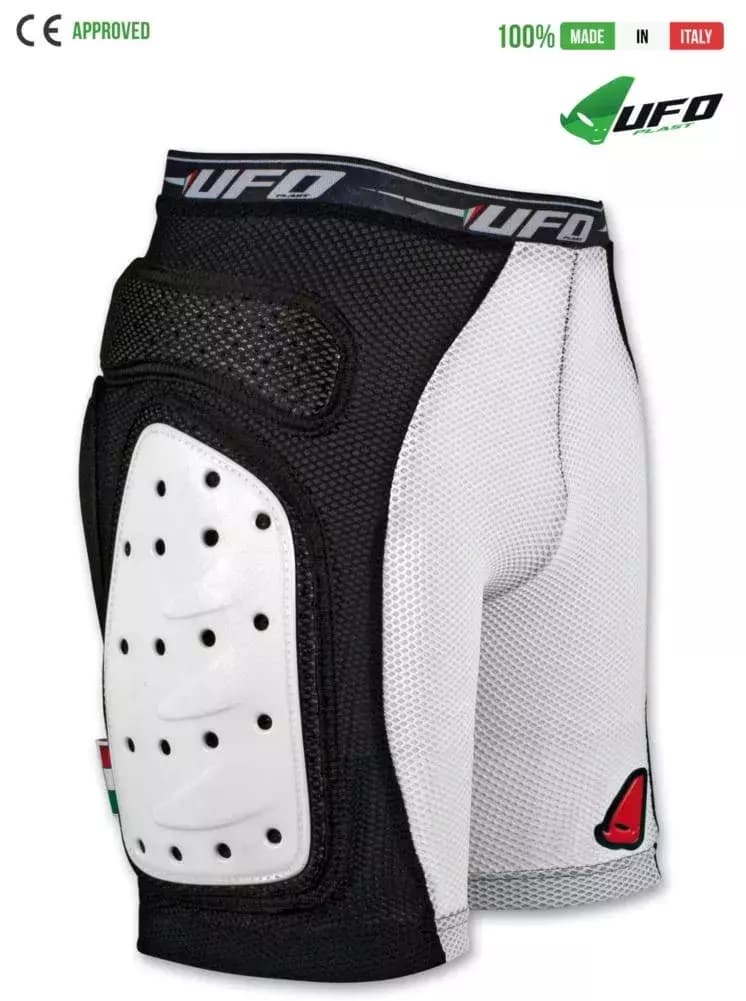 UFO PLAST Made in Italy – Padded Bike Shorts with Padding and Plastic Side Protection, Ergonomic Perforated Padds, Black 122 UFO PLAST Made in Italy – Padded Bike Shorts with Padding and Plastic Side Protection, Ergonomic Perforated Padds, Black 122