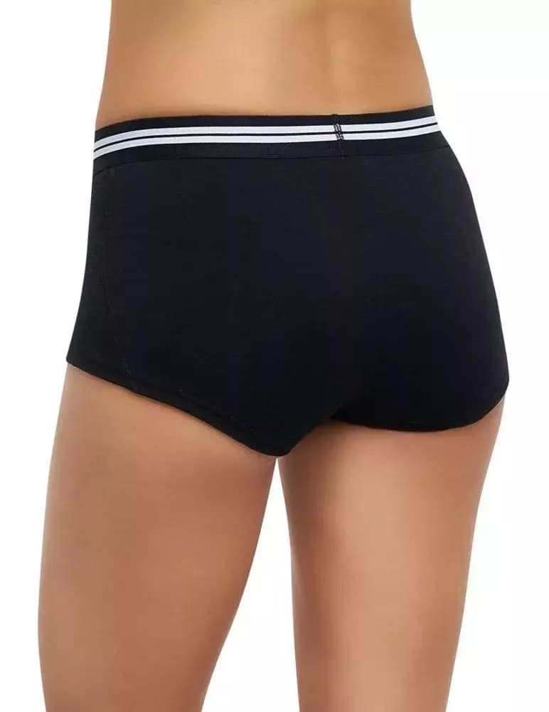 THERMOWAVE – MERINO LIFE / Womens Merino Wool Boxer Briefs / Black / Boyshorts 2 THERMOWAVE – MERINO LIFE / Womens Merino Wool Boxer Briefs / Black / Boyshorts 2