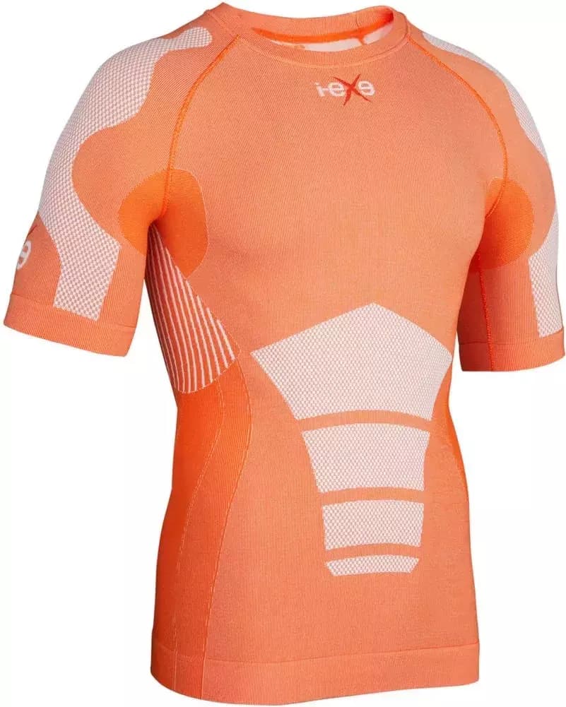 I-EXE Made in Italy – Men’s Multizone Short Sleeve Compression Shirt – Orange I-EXE Made in Italy – Men’s Multizone Short Sleeve Compression Shirt – Orange