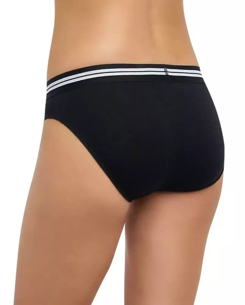 THERMOWAVE – MERINO LIFE / Womens Merino Wool Briefs / Black / Briefs 2