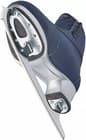 Jackson Ultima Softec Elite ST7200 Women’s Ice Skates / Navy 22 Underside of the navy Softec Elite ST7200 with the Ultima Mark II blade screwed to metal toe and heel plates
