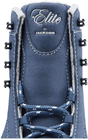 Jackson Ultima Softec Elite ST7200 Women’s Ice Skates / Navy 20 Elite by Jackson script on the tongue of the navy Softec Elite ST7200