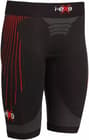 I-EXE Made in Italy – Multizone Compression Women’s Shorts – Color: Black with Red 6