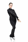Figure Skating Jacket Style J11 Black Italian Fabric, Handmade 200