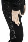 Figure Skating Jacket Style J11 Black Italian Fabric, Handmade 201