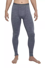 THERMOWAVE – MERINO XTREME / Mens Merino Wool Thermal Pants / Dark Grey Melange / Lava 3