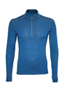 THERMOWAVE – MERINO XTREME / Mens Merino Wool Thermal Shirt / DARK SEA + ZIP 64 THERMOWAVE – MERINO XTREME / Mens Merino Wool Thermal Shirt / DARK SEA + ZIP 64