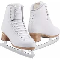 Jackson Ultima Evo Fusion FS2020 white figure skates, pair, with Ultima Mark IV blades