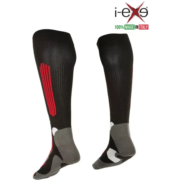 I-EXE Made in Italy – Compression Athletic Sport Long Socks for Men’s and Women’s Compression Socks