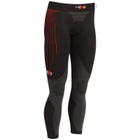 I-EXE Made in Italy – Multizone Compression Women’s Tigths Pants – Color: Black with Red Compression Shorts and Pants
