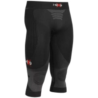 I-EXE Made in Italy – Multizone Compression Men’s Tights Capri Pants – Color: Black Compression Shorts and Pants