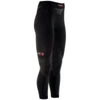 I-EXE Made in Italy – Multizone Compression Women’s Tights Pants – Color: Black Compression Shorts and Pants