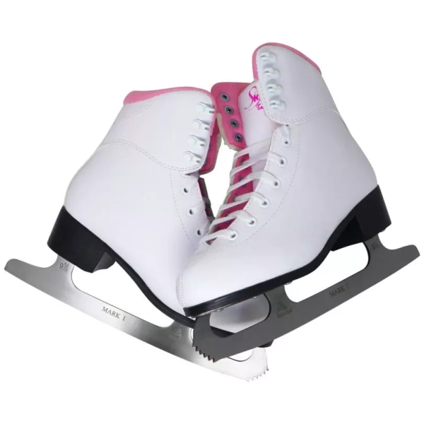 Jackson Ultima SoftSkate Womens’ Ice Skates / Bundle with Jackson Bag, Guardog Skate Guards / Pink Bundles