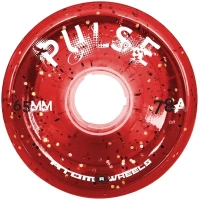 ATOM PULSE Glitter Quad Skate Outdoor Wheels 65mm x 37mm 78a Outdoor Wheels