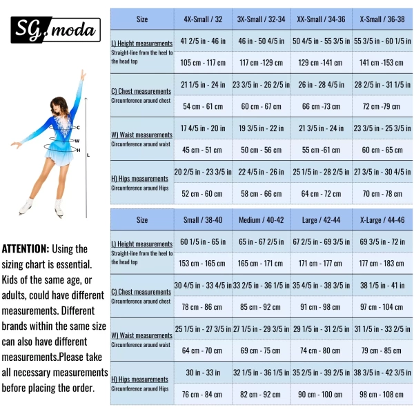 SGmoda Eiskunstlaufhose Hosen für Damen und Mädchen