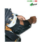 UFO PLAST Made in Italy - Ultralight Elbow Guards, Elbow Protection Pads, Black