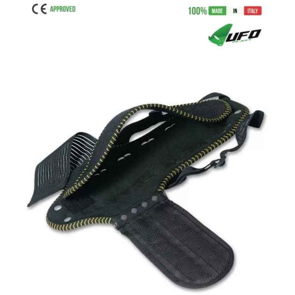 UFO PLAST Made in Italy – KOMBAT Rückenprotektor für Kinder – lang, Alter 9–12, Sicherheitsset mit Rückenstützgürtel Snowboard Wirbelsäulen-Rückenprotektor