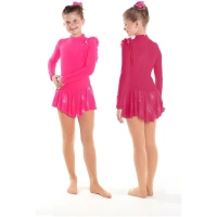 Sagester Figure Skating Dress Style: 163, Strawberry Dresses