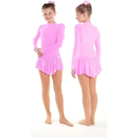 Sagester Figure Skating Dress Style: 163, Pink Dresses